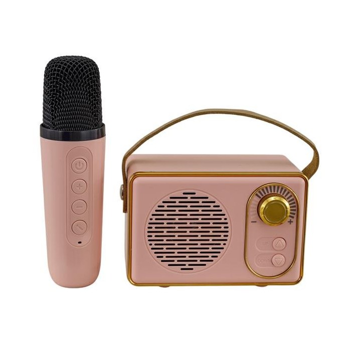 KARAOKE MAGIC RADIOMICROFONO ROSA